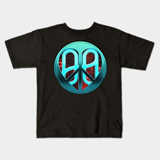 PeaceLoveHarmony.ONE 3D Logo Kids T-Shirt